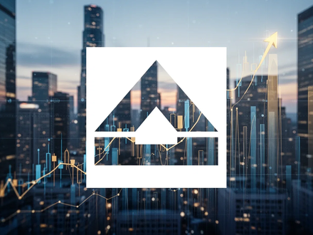 Abstrakte Darstellung eines steigenden Börsencharts vor dem Hintergrund einer modernen Finanzskyline bei Sonnenuntergang. - Foto: über boerse-global.de