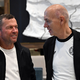 Lothar Matthäus und Bernd Neuendorf sprechen bei einer Veranstaltung in Chicago.  - Bild: Federico Gambarini/dpa