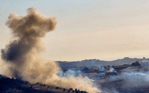 Auch der Konflikt zwischen der Hisbollah im Libanon und Israel geht weiter. (Archivbild) - Bild: Stringer/dpa
