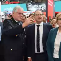INTERSCHUTZ 2026: Feuerwehrwelt rückt zusammen / DFV-Präsident bilanziert zur Weltleitmesse: Große Dynamik, Zuversicht und Mut angesichts der aktuellen Lage - Foto: presseportal.de