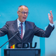 Merz gab sich mit Blick auf die Reformen optimistisch.  - Bild: Jens Büttner/dpa