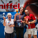Die Besten: Katharina Lehmann (2. Platz, l-r), Lennart Fiedler (1. Platz), und Nico Richard (3. Platz). - Bild: Christophe Gateau/dpa