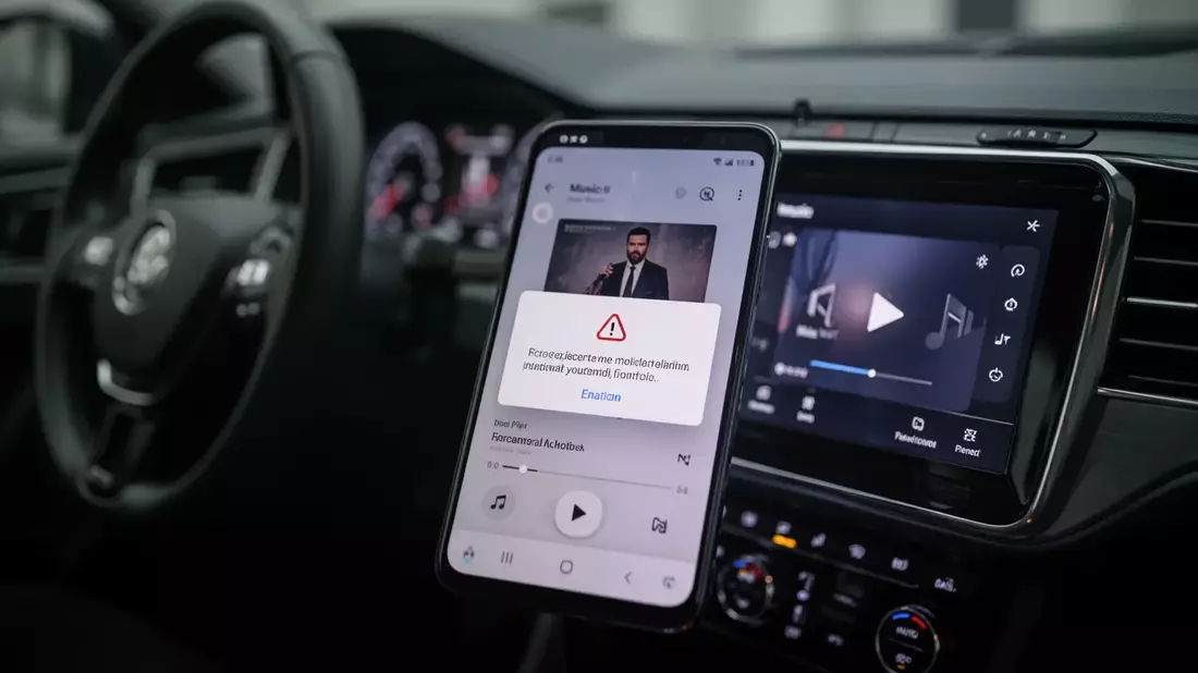 Spotify-Bug in Android Auto: Update-Fehler trübt Fahrspaß