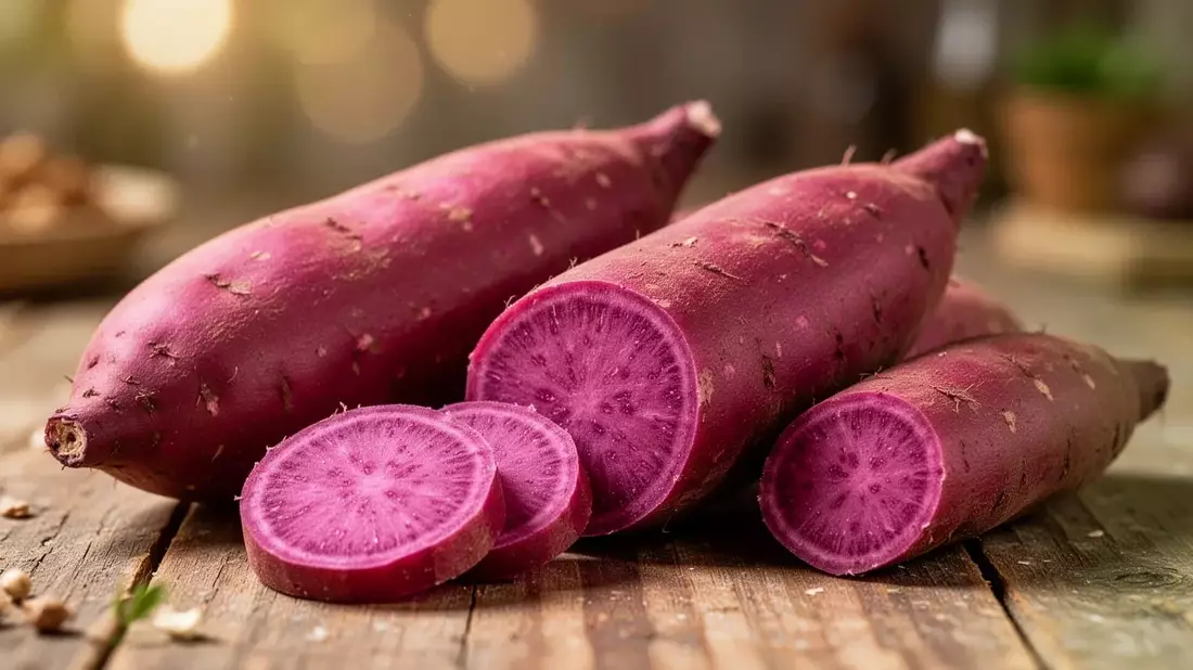 Violette Süßkartoffeln: Antioxidantien-Booster mit niedrigem Blutzucker