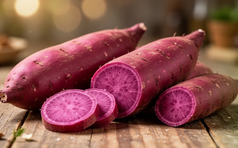 Violette Süßkartoffeln: Antioxidantien-Booster mit niedrigem Blutzucker