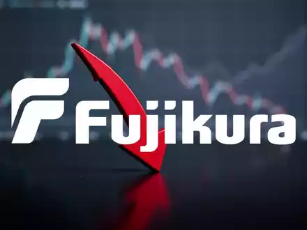 Eine einzelne rote Pfeilspitze zeigt scharf nach unten und symbolisiert einen starken Aktienkursrückgang. - Foto: über boerse-global.de