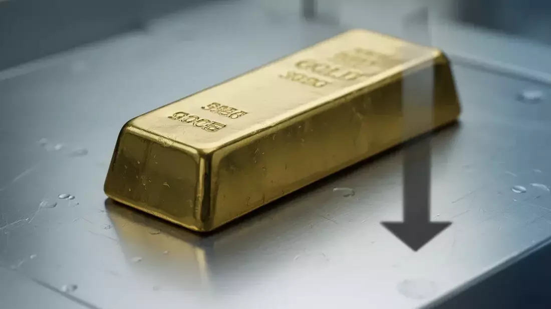 Oro se desploma un 5% semanal: empleo robusto rompe soportes clave