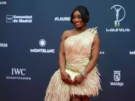 Turnerin Simone Biles hat von einem schwerwiegenden Notfall berichtet. (Archivbild) - Foto: Manu Fernandez/AP/dpa