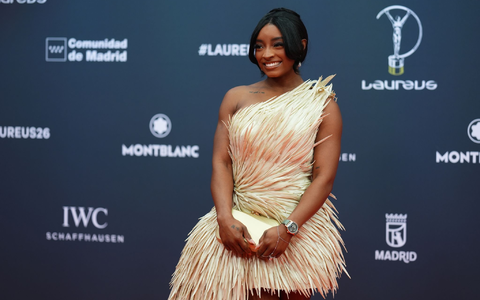 Turnerin Simone Biles hat von einem schwerwiegenden Notfall berichtet. (Archivbild) - Bild: Manu Fernandez/AP/dpa