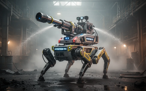 Astrall Dynamics Hypertron-T01: Laufroboter für die Feuerwehr