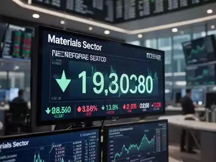 Nahaufnahme eines Börsentickers, der einen niedrigen Aktienkurs anzeigt, mit einem unscharfen Hintergrund eines modernen Handelssaals. - Foto: über boerse-global.de