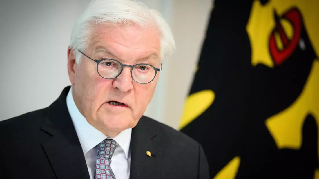 Bundespräsident Frank-Walter Steinmeier kann sich nach einer früheren Ablehnung nun Olympische Spiele 2036 in Deutschland vorstellen. - Bild: Bernd von Jutrczenka/dpa