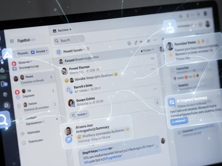 A close-up of a computer screen showing an email application with new productivity features and AI elements, symbolizing modern Outlook. - Foto: über boerse-global.de