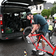 Zahlreiche Triathleten waren von dem Zwischenfall beim Ironman in Hamburg betroffen.   - Bild: -/dpa