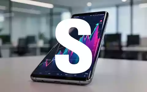 Ein modernes Smartphone mit einem aufwärts gerichteten Finanzdiagramm auf dem Bildschirm, das aber leichte Gewinnmitnahmen andeutet. - Foto: über boerse-global.de