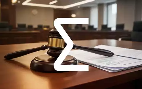 Ein Nahaufnahme eines Richterhammers auf einem Holztisch neben juristischen Dokumenten, der einen Schiedsspruch symbolisiert. - Foto: über boerse-global.de