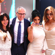 Kim Kardashian (2.v.r.) und Schwester Khloe (r) gehörten zur Promi-Riege in Monaco. - Bild: David Davies/PA Wire/dpa