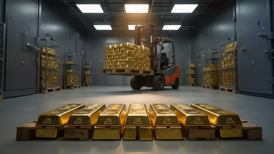 El oro se desploma un 4,75% semanal y perfora la media de 200 días