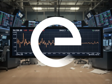 Ein Börsenticker zeigt eine flache Linie, die eine Seitwärtsbewegung des Marktes ohne Katalysator symbolisiert. - Foto: über boerse-global.de