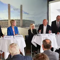 Vorstellung des Berliner Konzepts für Olympia-Bewerbung im Mai 2025 (Archiv) - Foto: via dts Nachrichtenagentur