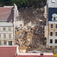 Gut drei Wochen nach dem Hauseinsturz in Görlitz dauern die Ermittlungen an. (Archivbild) - Bild: Sebastian Kahnert/dpa