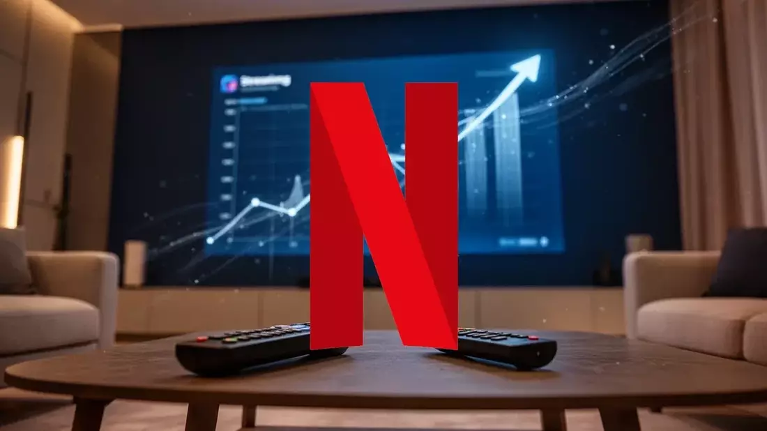 Netflix cae un 5% en un mes pese a sólidos fundamentales y auge publicitario