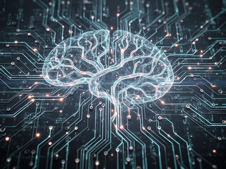 A glowing neural network or circuit board with digital data streams, symbolizing AI connectivity and the restoration of service after an outage. - Foto: über boerse-global.de