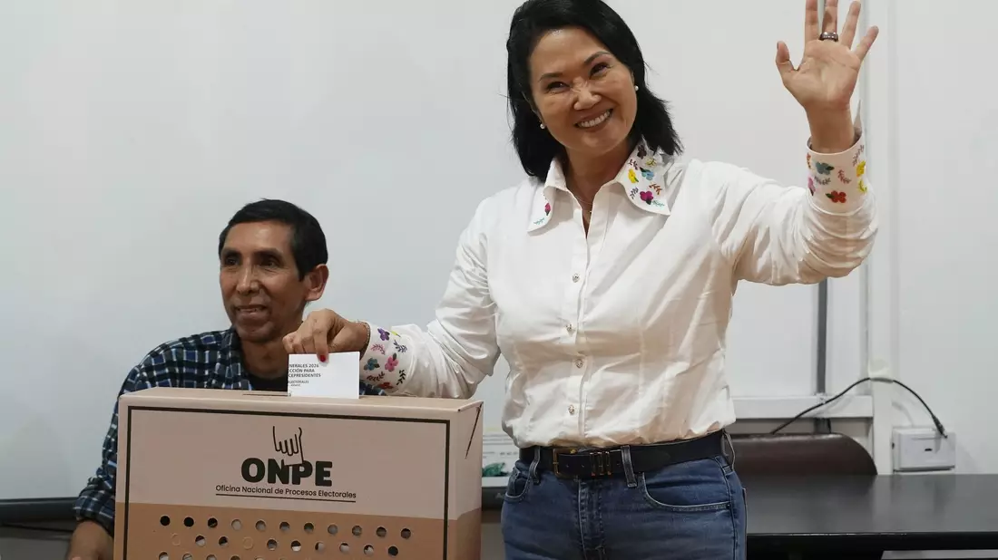 Keiko Fujimori bewarb sich bereits zum vierten Mal um das Präsidentenamt. - Bild: Guadalupe Pardo/AP/dpa