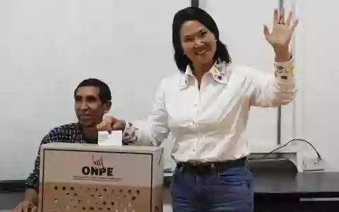 Keiko Fujimori bewarb sich bereits zum vierten Mal um das Präsidentenamt. - Bild: Guadalupe Pardo/AP/dpa