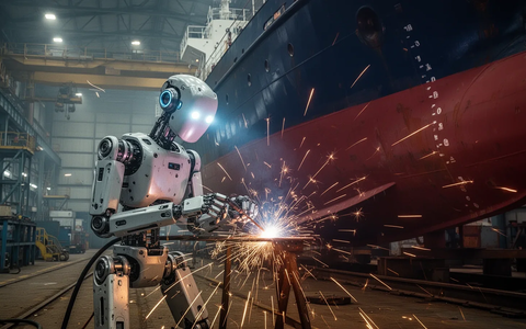 Südkorea setzt humanoide Roboter gegen Werft-Arbeitskräftemangel ein