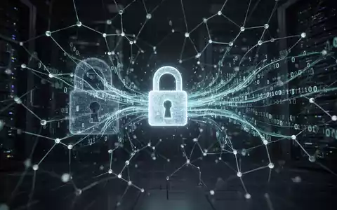 Abstract digital illustration of malicious code infiltrating a network, symbolizing a cybersecurity threat and data breach. - Foto: über boerse-global.de