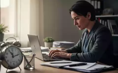 Eine konzentrierte Person sitzt an einem Schreibtisch und arbeitet an einem Laptop, umgeben von einer aufgeräumten, ruhigen Umgebung. - Foto: über boerse-global.de