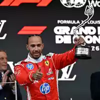 Lewis Hamilton stellte in Monaco den Podiumsrekord von Ayrton Senna ein. - Foto: Philippe Magoni/AP/dpa