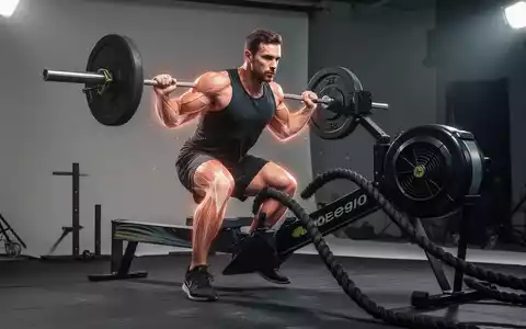 Eine dynamische Aufnahme eines Athleten, der ein Hybridtraining absolviert, das Kraft- und Ausdauerelemente kombiniert. - Foto: über boerse-global.de