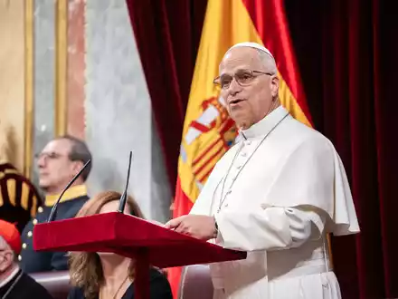 Der Pontifex spricht im spanischen Parlament Klartext. - Foto: César Vallejo Rodríguez/EUROPA PRESS/dpa