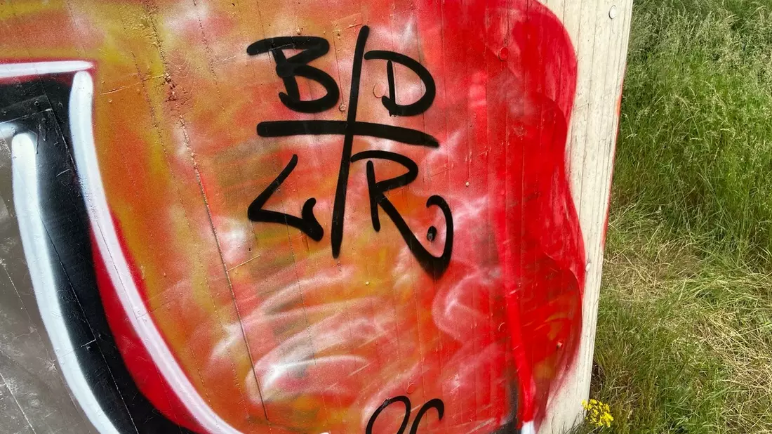 POL-PDTR: Sachbeschädigung durch Graffiti - Bild: presseportal.de