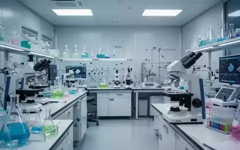 Ein steriles, modernes pharmazeutisches Labor mit fortschrittlicher Ausrüstung zur Erforschung von MDMA und Psilocybin. - Foto: über boerse-global.de