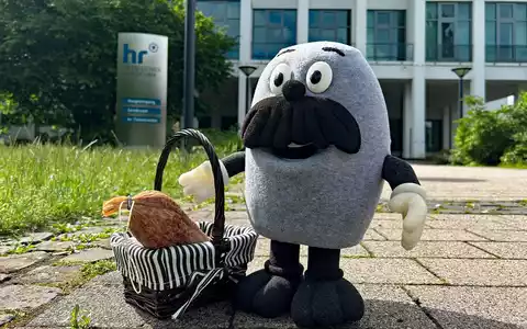 hr-Maskottchen Onkel Otto tourt vom 10. Juni an 80 Tage durch Hessen - Foto: presseportal.de