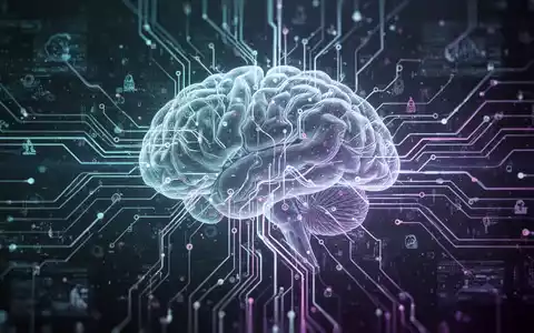 A glowing, abstract neural network design with interconnected nodes, symbolizing advanced AI memory and data processing. - Foto: über boerse-global.de