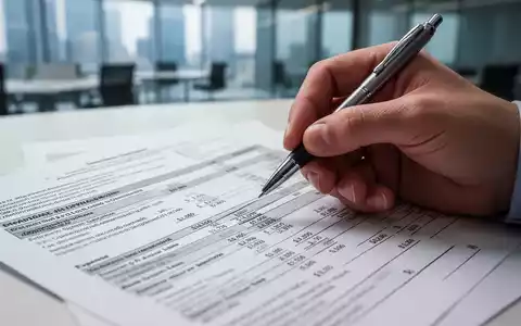 Eine Hand mit einem Stift zeigt auf eine detaillierte Reisekostenabrechnung mit Zahlen und rechtlichem Text in einem Büro. - Foto: über boerse-global.de