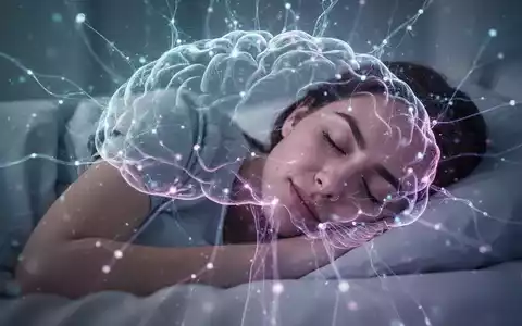 Abstrakte Darstellung von Gehirnaktivität und Schlaf, mit leuchtenden Linien, die neuronale Verbindungen symbolisieren. - Foto: über boerse-global.de