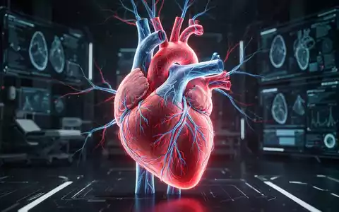 Ein stilisiertes, leuchtendes menschliches Herzmodell mit hervorgehobenen elektrischen Bahnen, das die Herzgesundheit und medizinische Fortschritte darstellt. - Foto: über boerse-global.de