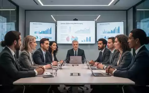 Eine Gruppe von Geschäftsleuten diskutiert in einem modernen Konferenzraum, mit Fokus auf Gesundheit und Digitalisierung am Arbeitsplatz. - Foto: über boerse-global.de