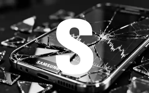 Ein zersplittertes Samsung-Smartphone-Display, das einen fallenden Börsenchart widerspiegelt und einen Finanzcrash symbolisiert. - Foto: über boerse-global.de