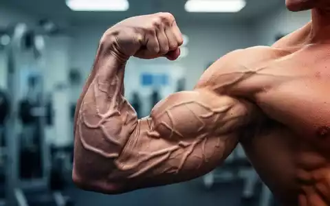 Ein muskulöser Arm mit sichtbaren Adern, der Stärke und Gesundheit symbolisiert, vor einem unscharfen Hintergrund. - Foto: über boerse-global.de