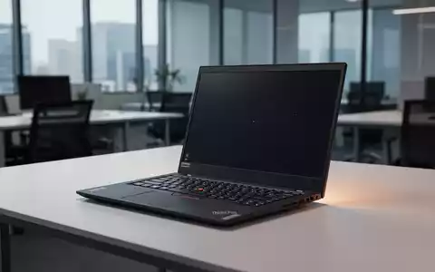 A modern Lenovo ThinkPad E14 Gen 8 laptop displayed open on a clean desk, ready for professional use. - Foto: über boerse-global.de