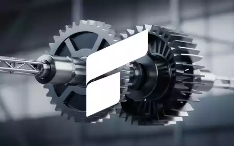 Abstrakte Darstellung einer Unternehmensübernahme, symbolisiert durch ineinandergreifende Zahnräder oder Formen, mit industriellem Flair. - Foto: über boerse-global.de