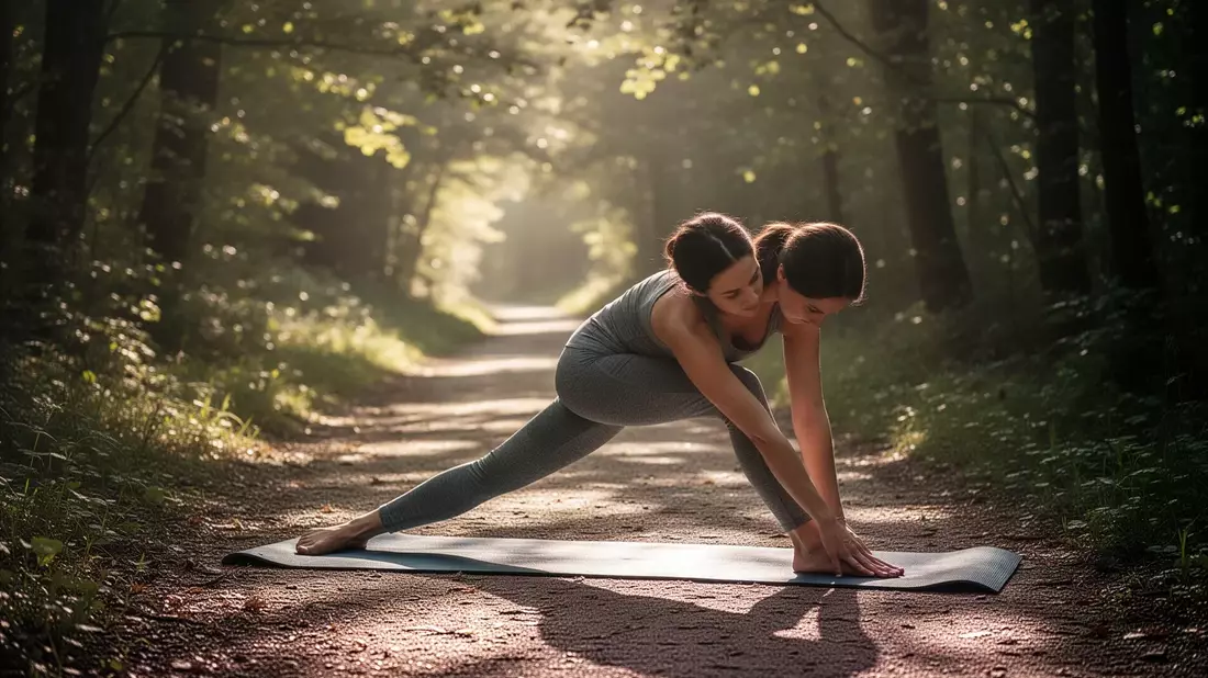 Yoga und Spaziergang: Optimale Kombination für die Gesundheit