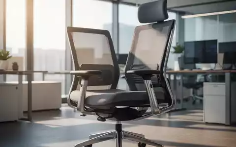 Ein moderner, ergonomischer Bürostuhl in einem stilvollen Büro, der Komfort und Nachhaltigkeit symbolisiert. - Foto: über boerse-global.de