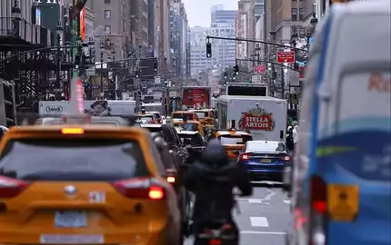 Straßenverkehr in New York (Archiv) - Foto: via dts Nachrichtenagentur